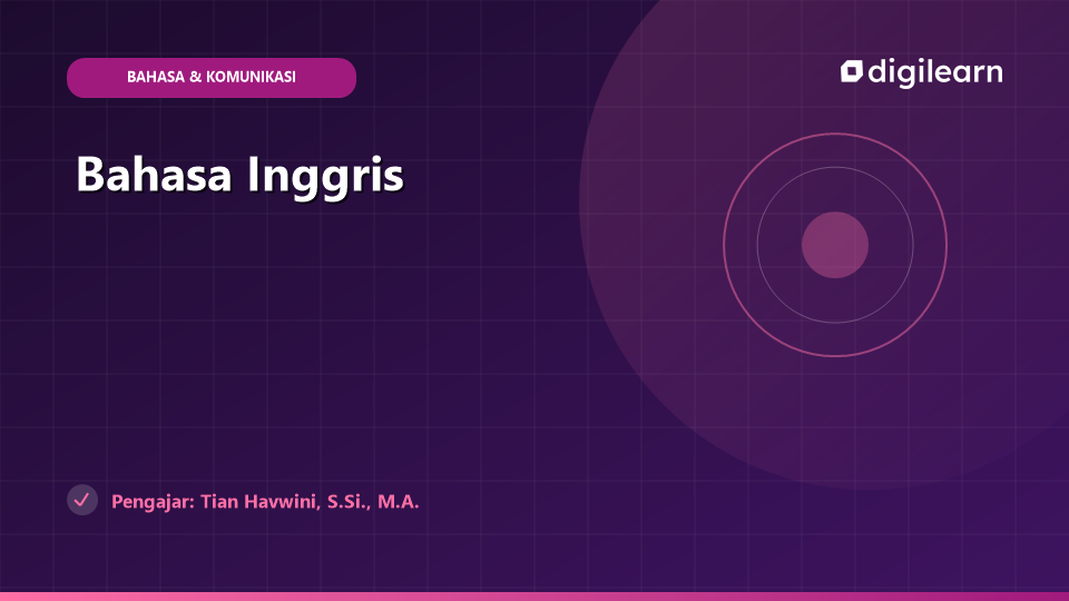 Bahasa Inggris